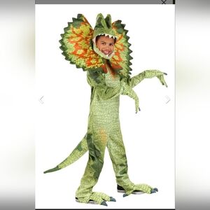 Kids Dilophosaurus Dinosaur Costume  Medium